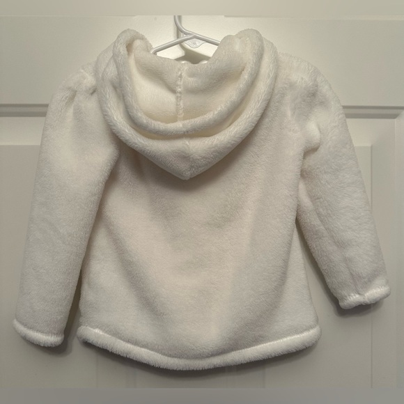 Carter’s White Soft Fleece Hooded Pullover | 24M - Picture 5 of 7